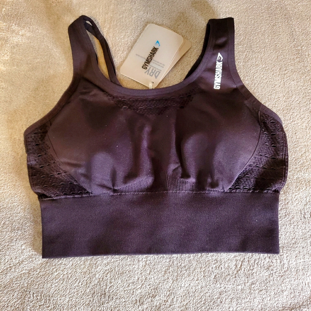 NWT Gymshark Black Energy and Seamless crop top